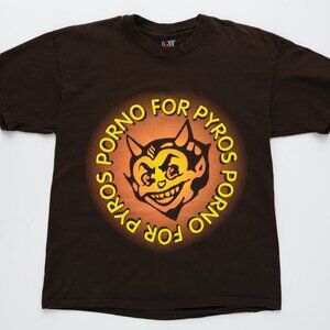 Vintage 90s Porno for Pyros Giant Tag Shirt Men's XL Jane's Addiction